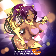 Load image into Gallery viewer, Yoruichi Shihouin Nude Die Cut Sticker